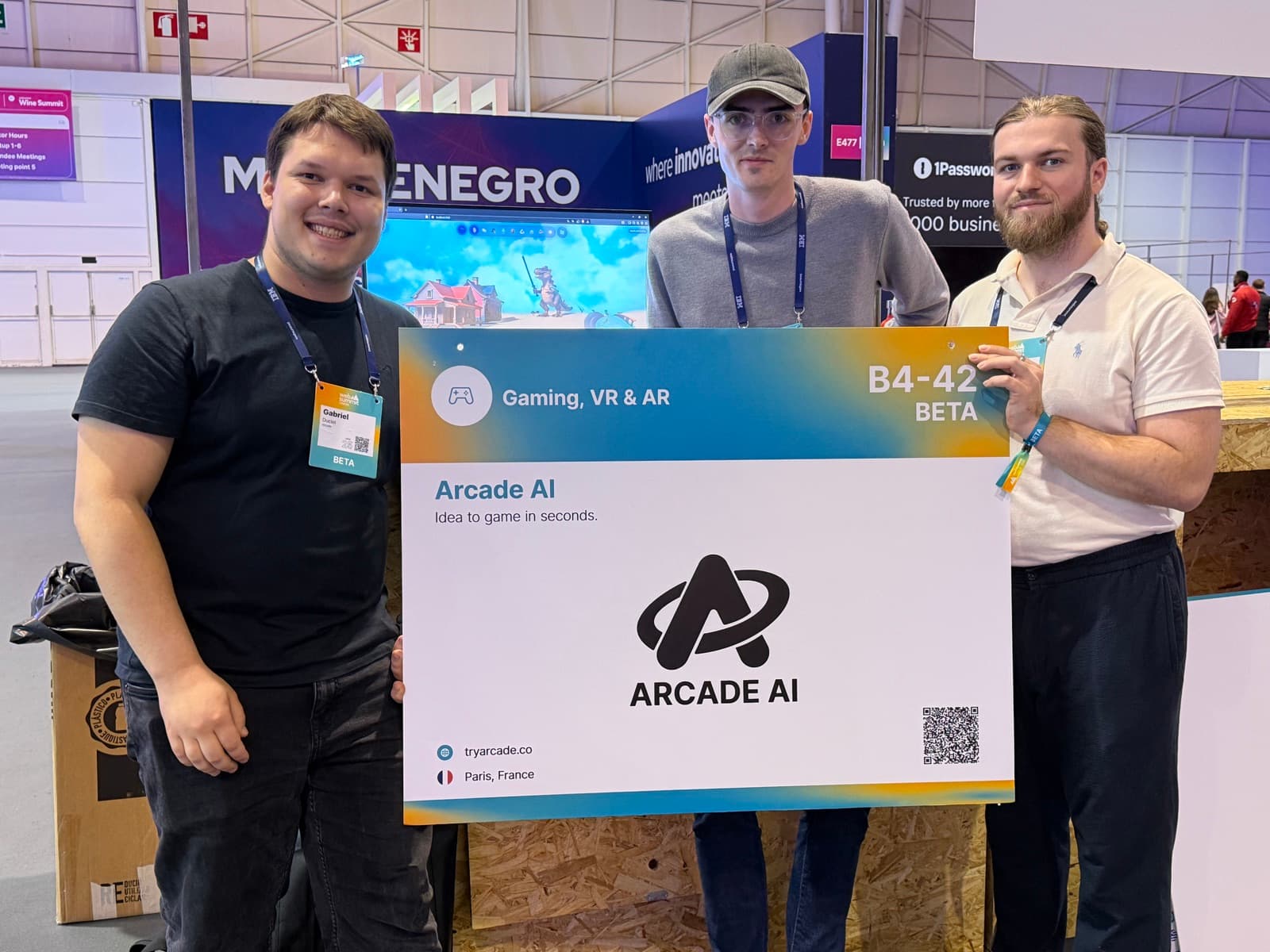 Arcade team moment