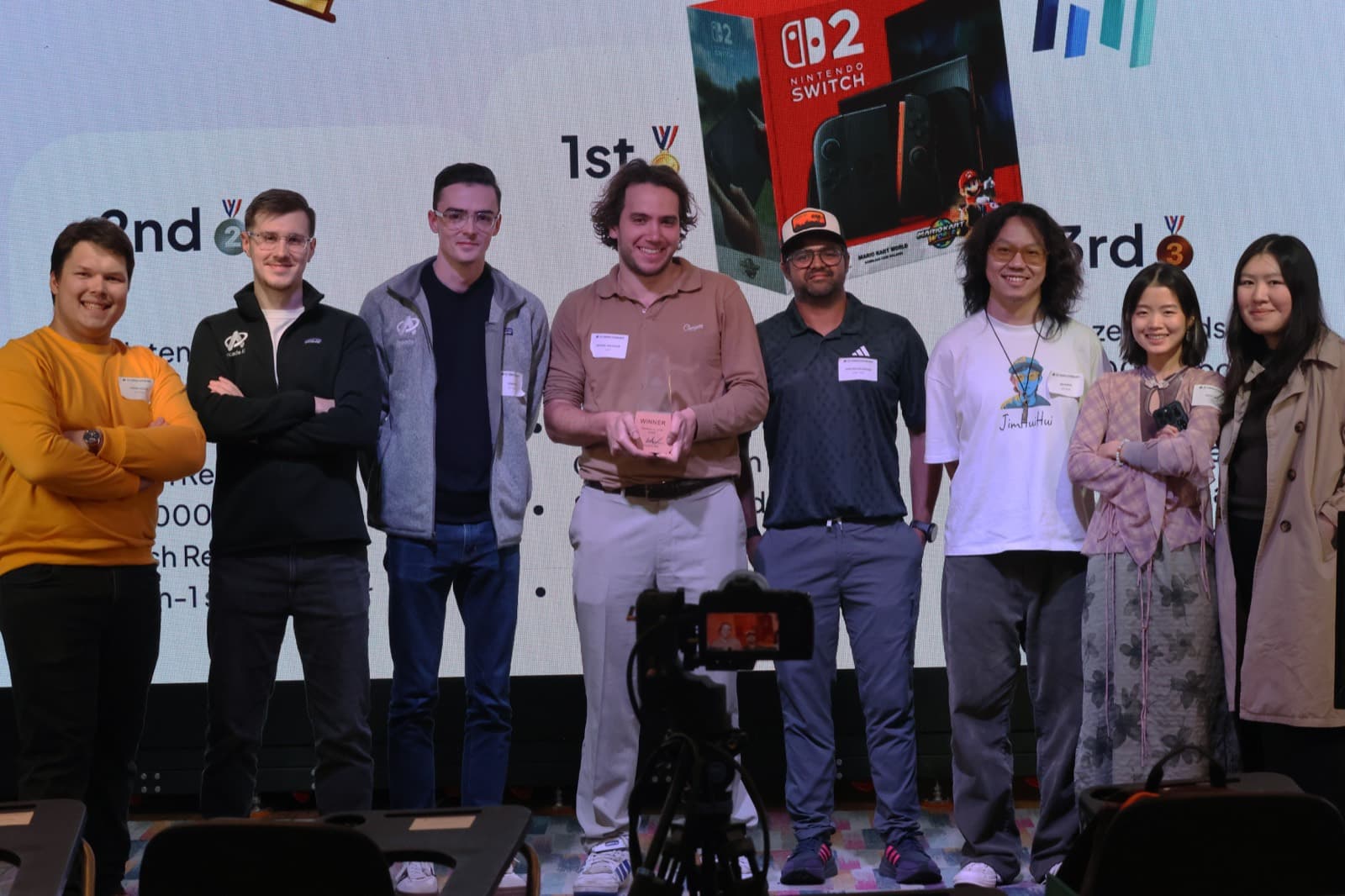 Team at a hackathon