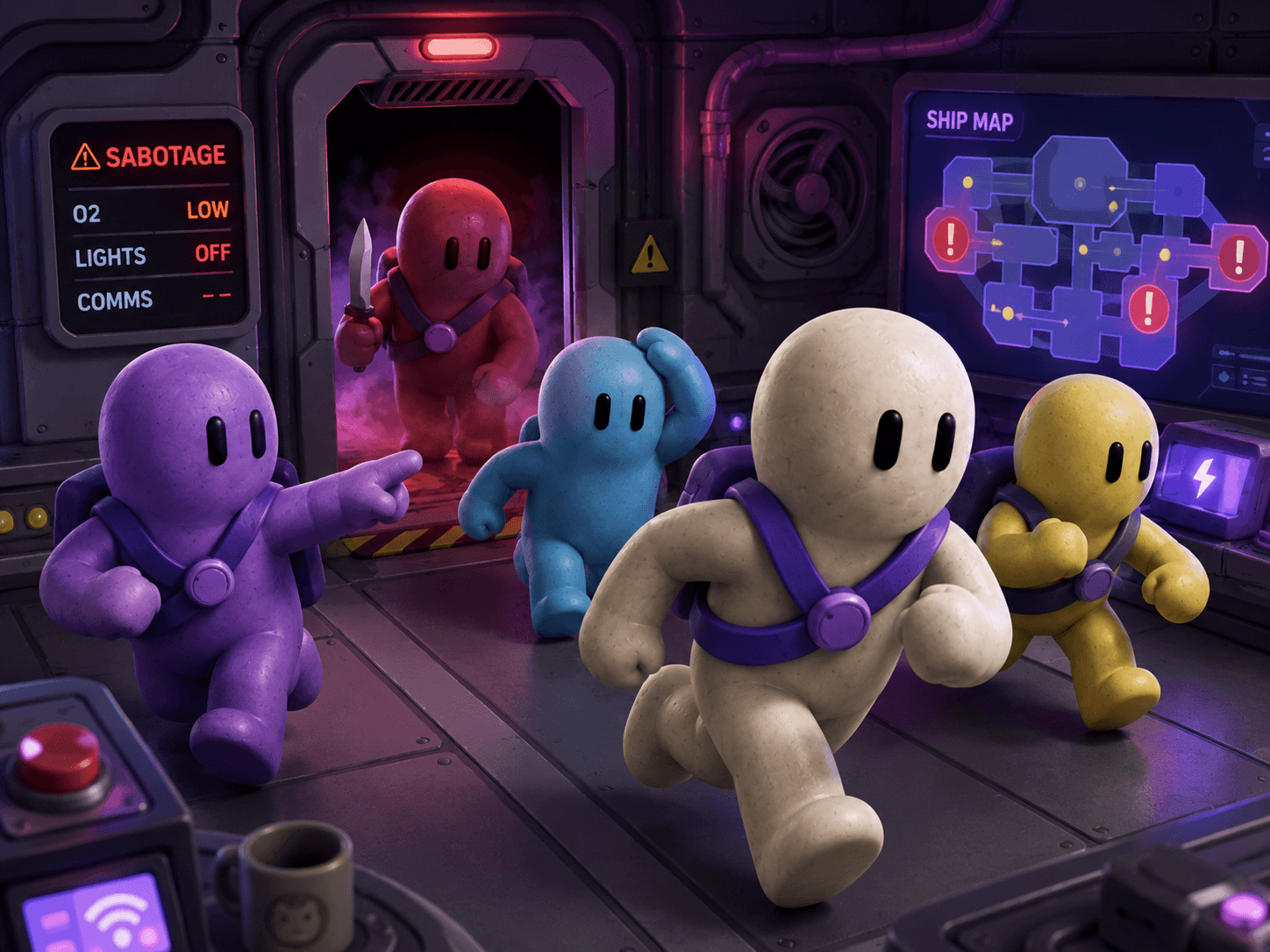 A sci-fi sabotage world
