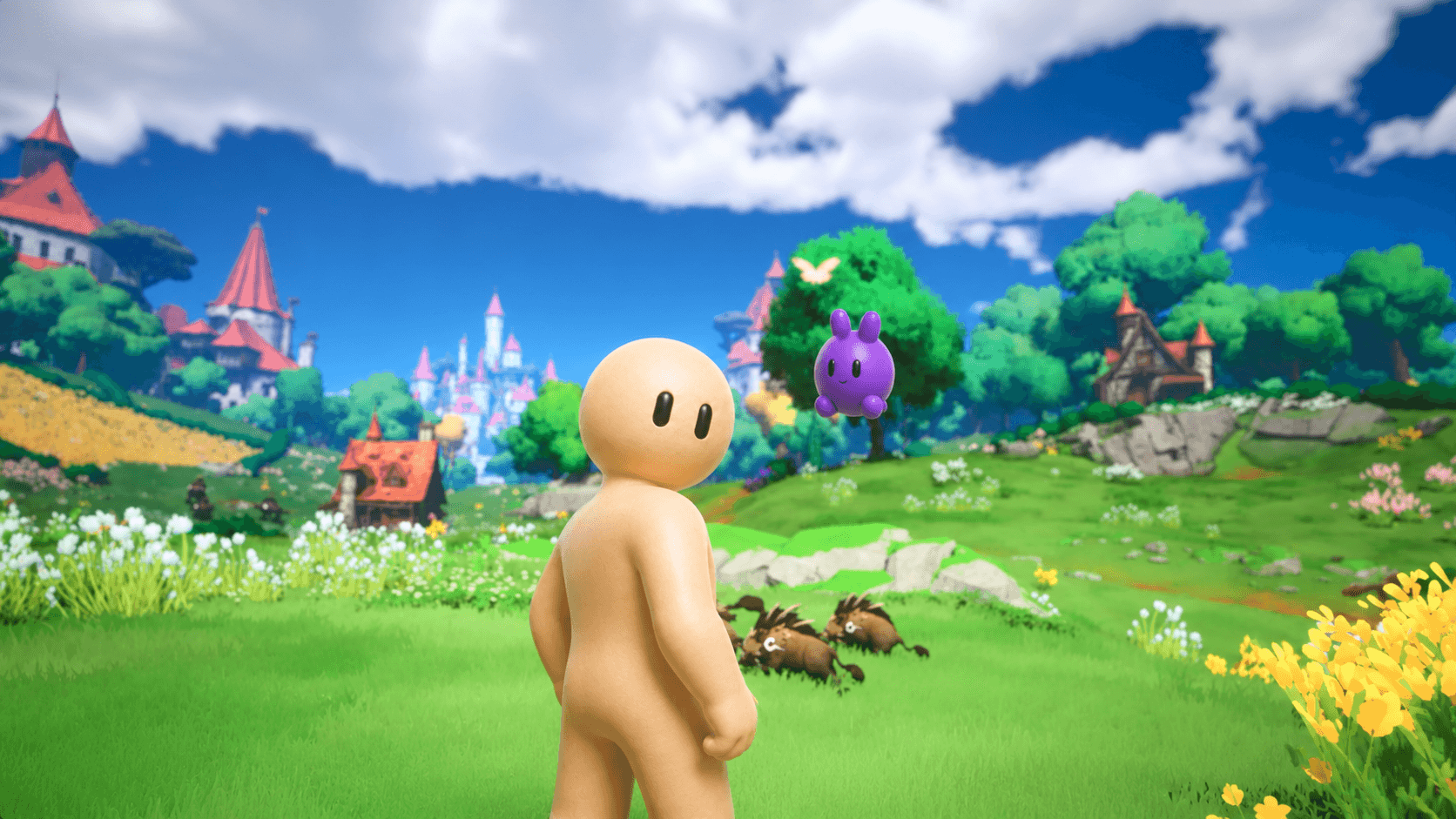 A sunny fantasy world
